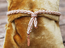 Cargar imagen en el visor de la galería, Pulsera Blanca & Oro Rosa